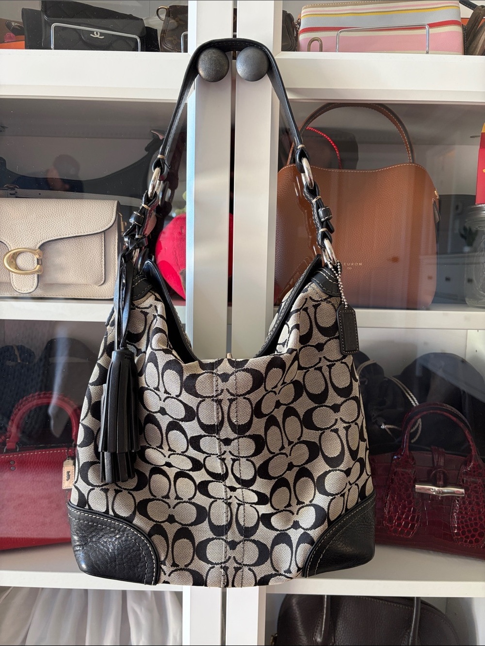 Y2K Coach Chelsea Signature Hobo Bag 10982